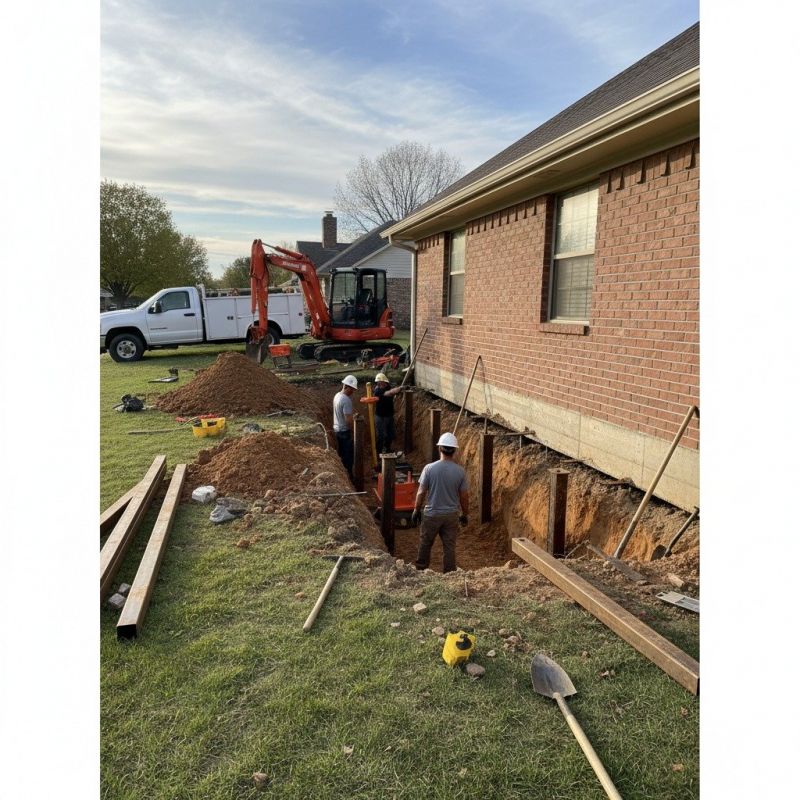 Brick Foundation Installation